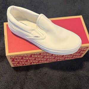 Vans white Slip-On Shoes